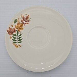 Vintage Discontinued Salem Autumn Leaves  6 inch‎ Saucer Plate